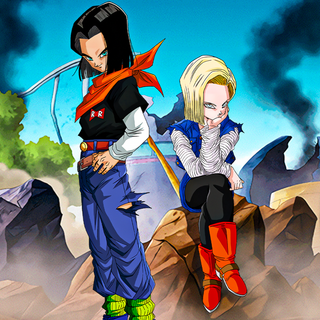 Dragon Ball Android 17 and 18 wallpaper