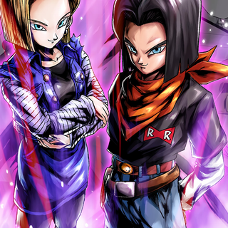 Dragon Ball Android 17 and 18 wallpaper
