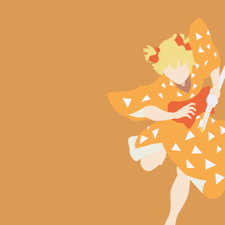 Zenitsu HD minimalist wallpaper