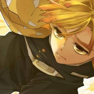 Zenitsu HD minimalist wallpaper