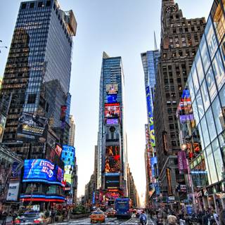 Times Square 4k wallpaper