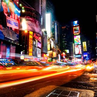 Times Square 4k wallpaper