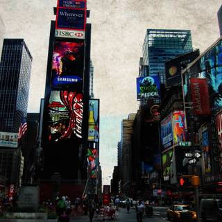 Times Square 4k wallpaper