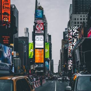 Times Square phone wallpaper