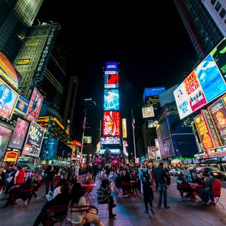 Times Square 4k wallpaper