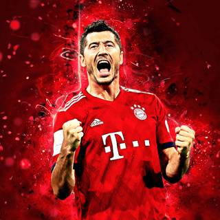 Lewandowski 4k wallpaper