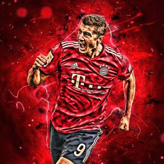 Lewandowski 4k wallpaper