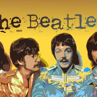 The Beatles 4k wallpaper
