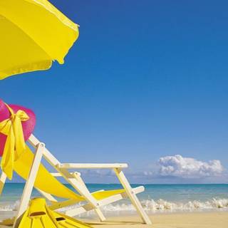 Hot yellow summer wallpaper