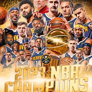 Denver Nuggets NBA Champions 2023 wallpaper