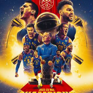 Denver Nuggets NBA Champions 2023 wallpaper