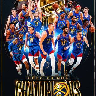 Denver Nuggets NBA Champions 2023 wallpaper