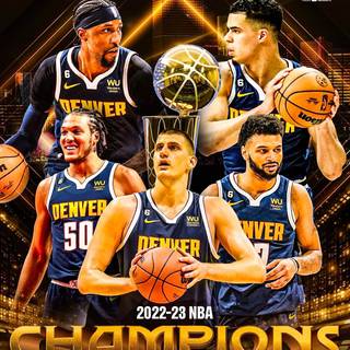Denver Nuggets NBA Champions 2023 wallpaper