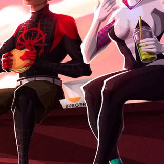 Gwen and Miles wallpaper