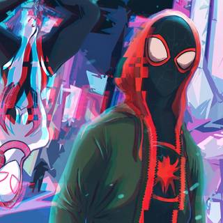 Gwen and Miles wallpaper