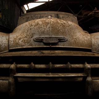 A rusty car wallpaper
