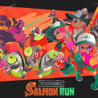 Splatoon red wallpaper