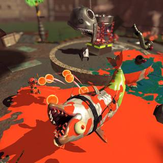 Splatoon red wallpaper