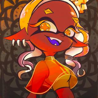 Splatoon red wallpaper