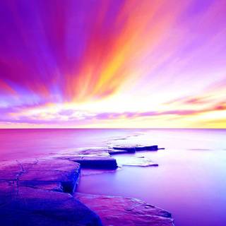 Color landscape wallpaper