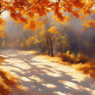 Color landscape wallpaper