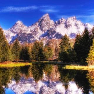 Color landscape wallpaper