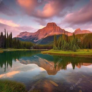 Color landscape wallpaper