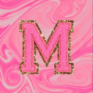 Pink letters wallpaper