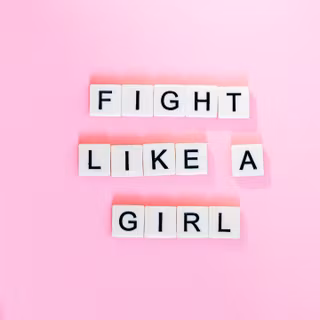 Pink letters wallpaper