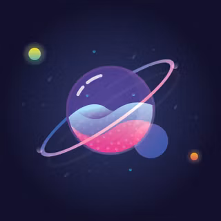 Space simple wallpaper