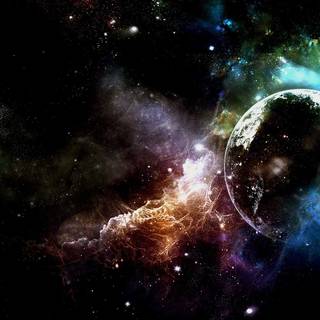 Space simple wallpaper