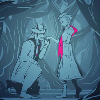 Anime woods wallpaper