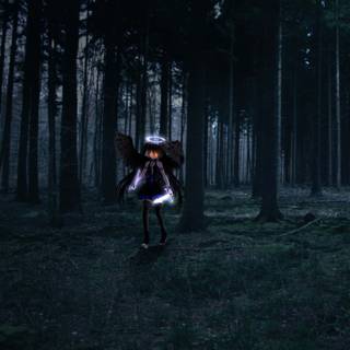 Anime woods wallpaper