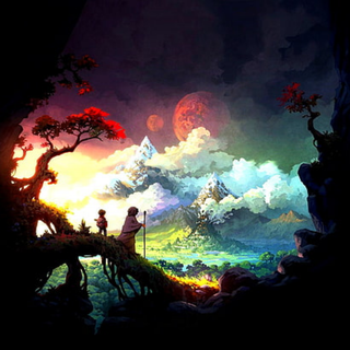 Anime woods wallpaper