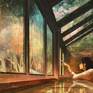 Anime woods wallpaper