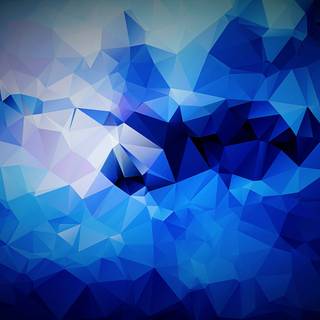 Blue graphic wallpaper