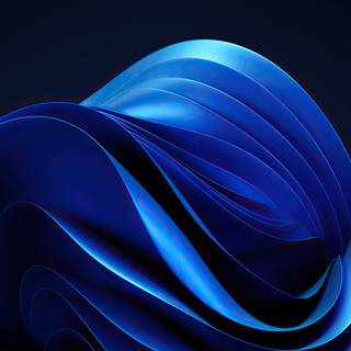 Blue graphic wallpaper