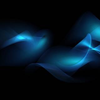 Blue graphic wallpaper