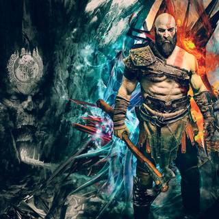 4k Kratos wallpaper