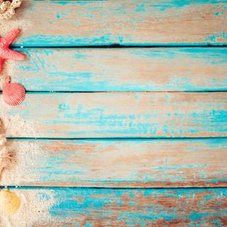 Beach summer vintage wallpaper