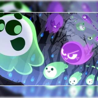 Halloween Google doodle wallpaper