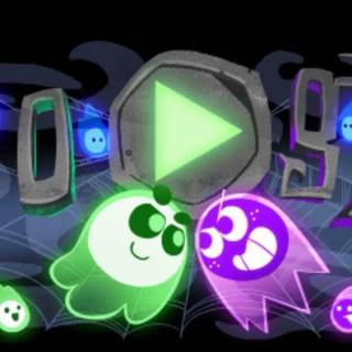 Halloween Google doodle wallpaper