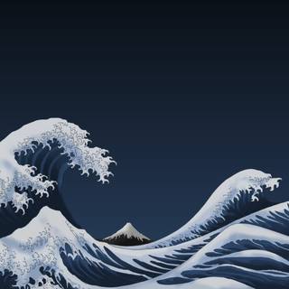 Hystar The Great Wave wallpaper