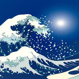 Hystar The Great Wave wallpaper