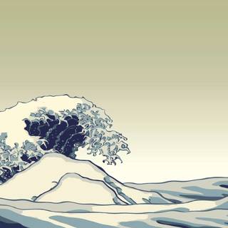 Hystar The Great Wave wallpaper