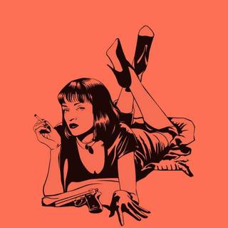 Pulp Fiction iPhone wallpaper