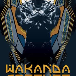 Wakanda Forever phone wallpaper