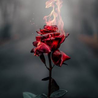Red roses 4k wallpaper