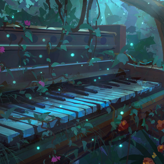 4k piano wallpaper