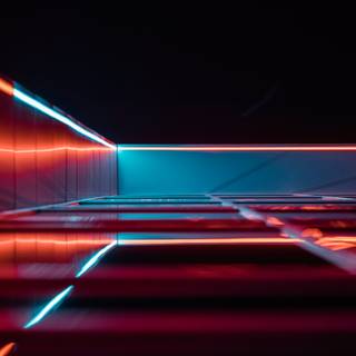 Red neon 4k wallpaper